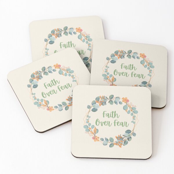 Item preview, Faith Over Fear Eucalyptus Crown Design designed and sold by Seedcap7.