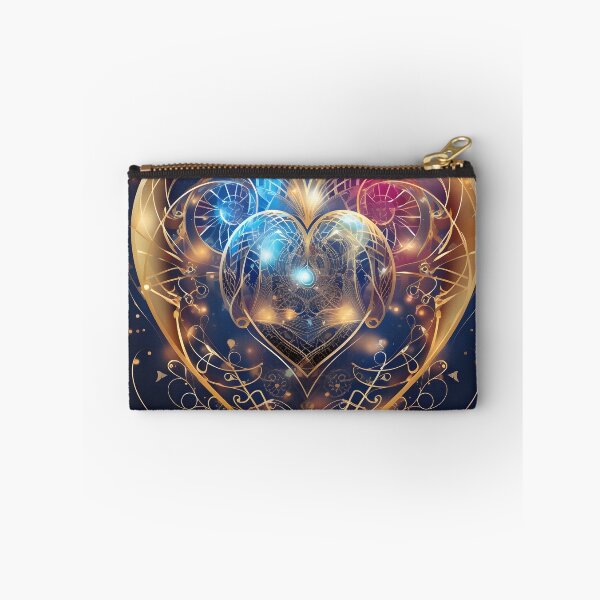 Item preview, spiritual cosmic heart love symbol print designed and sold by dcrc.