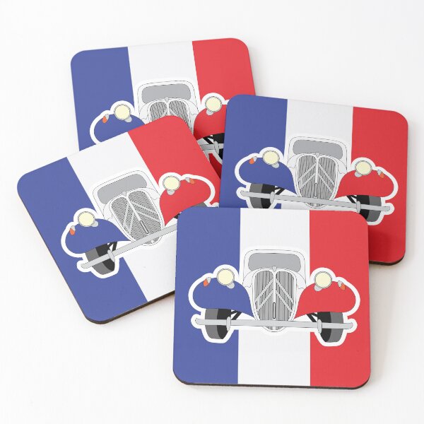 Item preview, Traction Avant French Classic car flag colors designed and sold by Bram Donker.