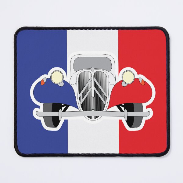Item preview, Traction Avant French Classic car flag colors designed and sold by Bram Donker.