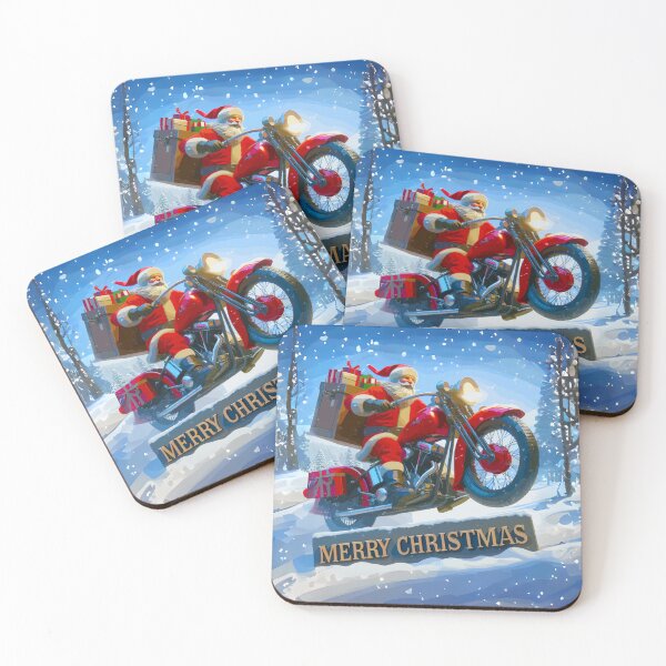 Item preview, Santa Claus Rides a Harley designed and sold by jinmommyonline.