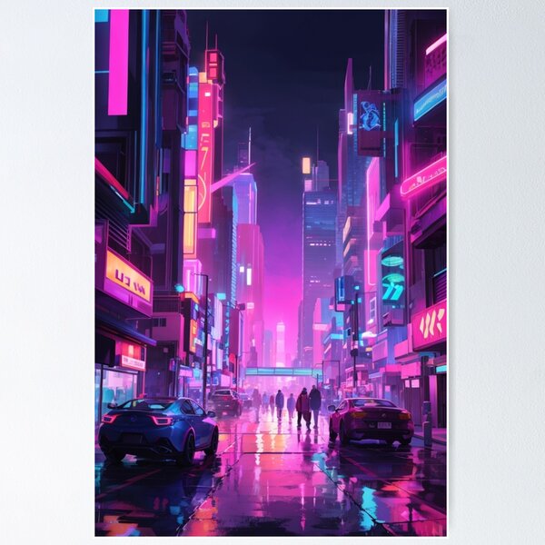 Item preview, 002 Cyberpunk City designed and sold by Alexis Art Collection.