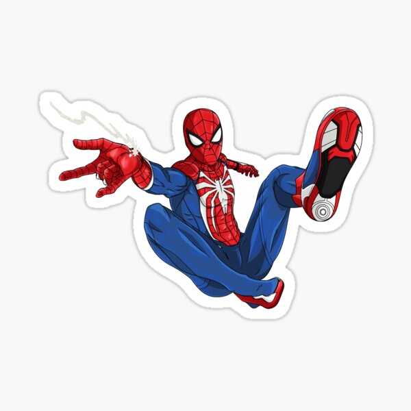 Sticker Spider Man Retro - Autocollant Super-Héros 