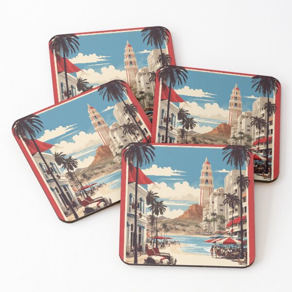 Item preview, Mazatlán Mexico Vintage Poster Tourism designed and sold by TravelersGems.