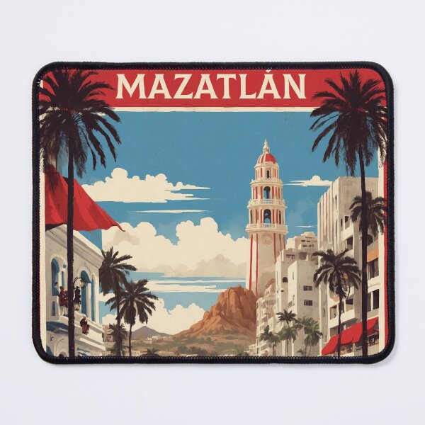 Item preview, Mazatlán Mexico Vintage Poster Tourism designed and sold by TravelersGems.