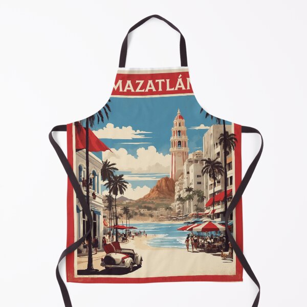 Item preview, Mazatlán Mexico Vintage Poster Tourism designed and sold by TravelersGems.