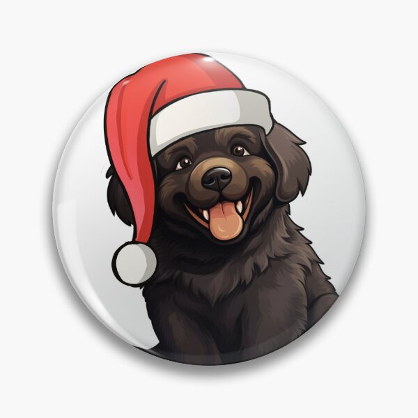 Item preview, Jolly Newfoundland Festivity - Cartoon Canine Cheer designed and sold by PureGlee.