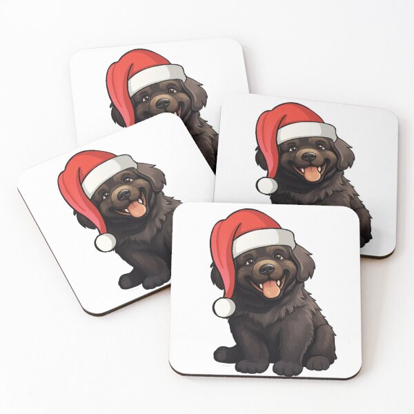 Item preview, Jolly Newfoundland Festivity - Cartoon Canine Cheer designed and sold by PureGlee.