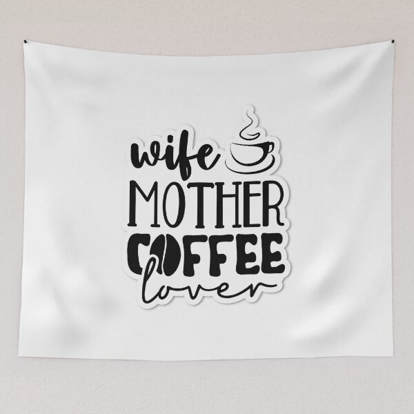 Item preview, Sticker Wife Mother Coffee designed and sold by P2Genies.