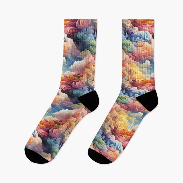 Item preview, Stunning Artwork Modern Unique Color Concepts Distorted Rainbow Patterns P129-6 designed and sold by MPCFICTION.