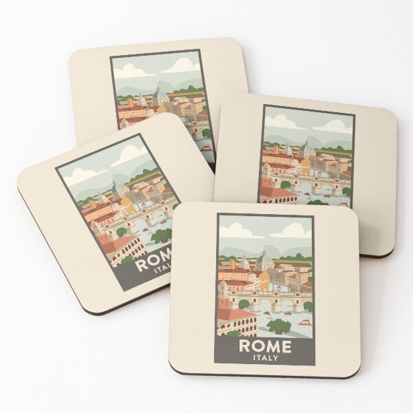 Item preview, A Vintage Travel Art of Rome - Italy  designed and sold by GoodOldVintage.