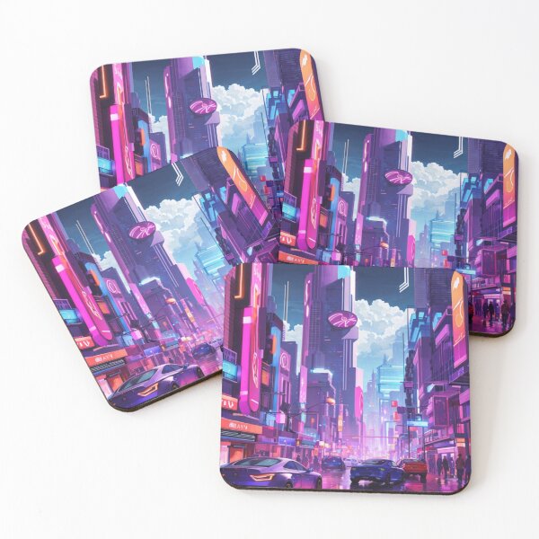 Item preview, 003 Cyberpunk City designed and sold by Alexis Art Collection.