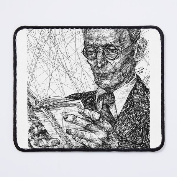Item preview, HERMANN HESSE ink portrait .6 designed and sold by lautir.