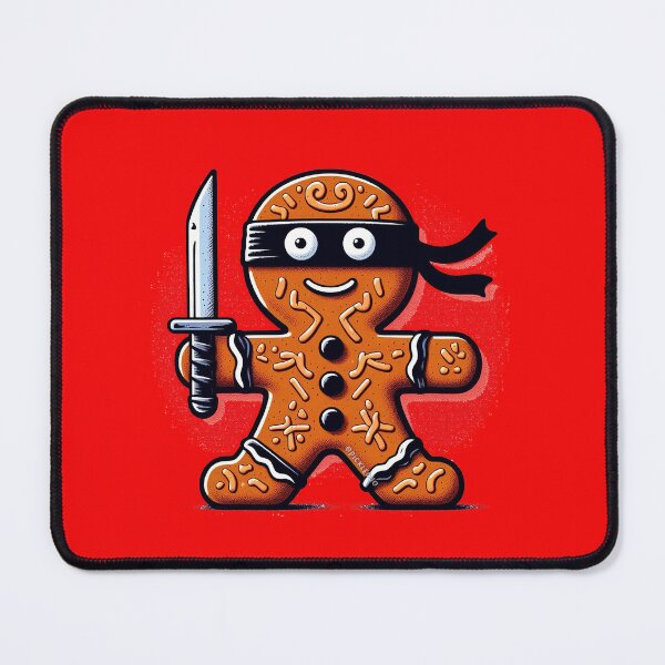 Item preview, Ninjabread Man - with Sword designed and sold by PickledjoArt.