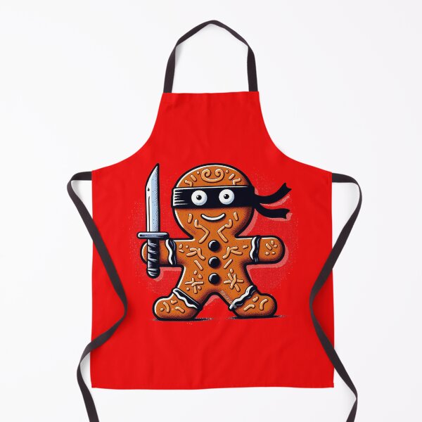 Item preview, Ninjabread Man - with Sword designed and sold by PickledjoArt.