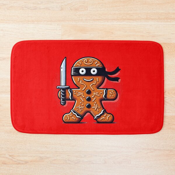 Item preview, Ninjabread Man - with Sword designed and sold by PickledjoArt.