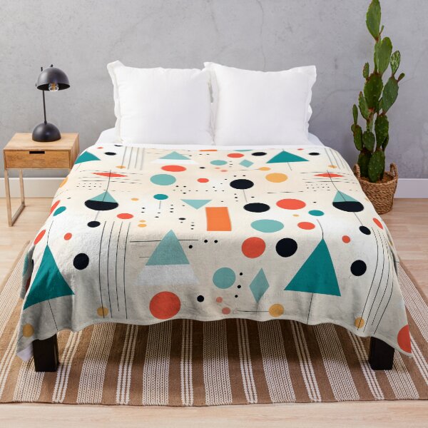 Item preview, Modern geometric pattern with basic shapes designed and sold by MiracleSociety.