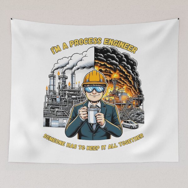 Item preview, Process Engineer: Keeping It All Together Funny Factory Contrast designed and sold by PapaMikeCrafts.