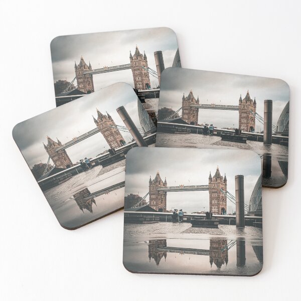 Item preview, Tower Bridge reflection print designed and sold by BobbyConwayLDN.