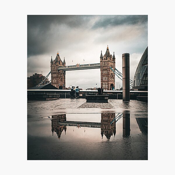 Item preview, Tower Bridge reflection print designed and sold by BobbyConwayLDN.