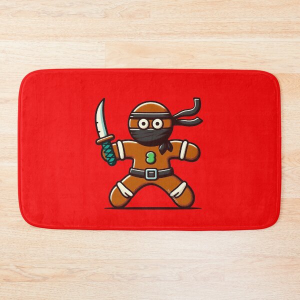 Item preview, Cute Ninjabread Man - with Sword designed and sold by PickledjoArt.
