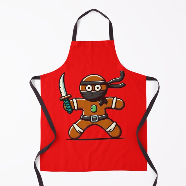 Item preview, Cute Ninjabread Man - with Sword designed and sold by PickledjoArt.