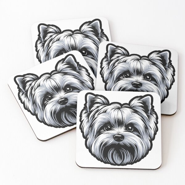 Item preview, Adorable Yorkshire Terrier Portrait designed and sold by RyanBelandres.