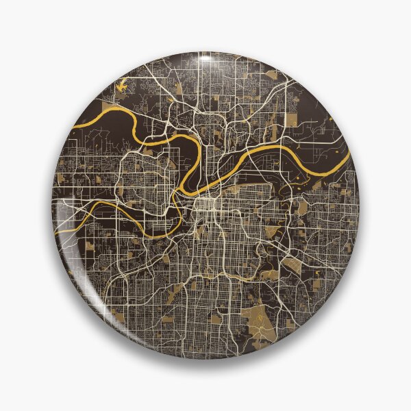 Item preview, Kansas City Map of Missouri, USA - Pastel designed and sold by deMAP.