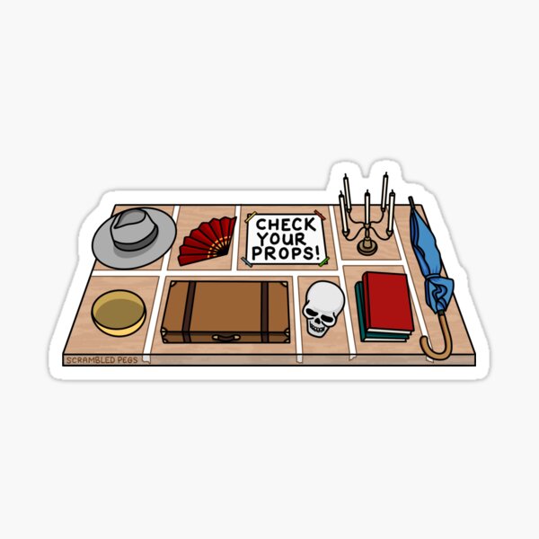 Item preview, Check your props designed and sold by scrambledpegs.