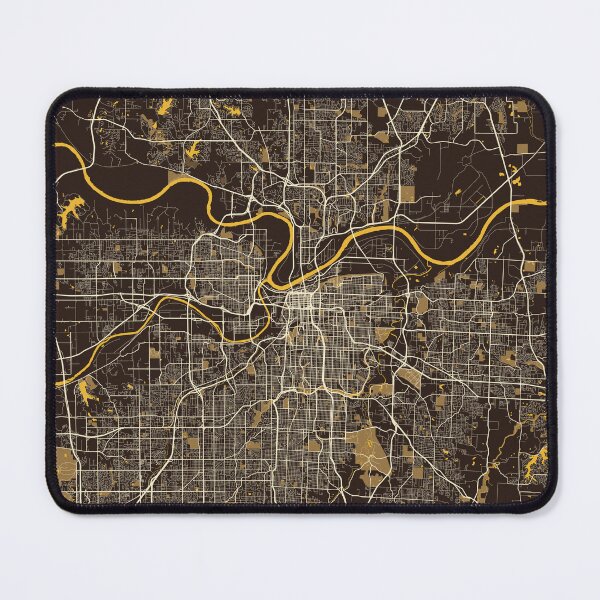 Item preview, Kansas City Map of Missouri, USA - Pastel designed and sold by deMAP.