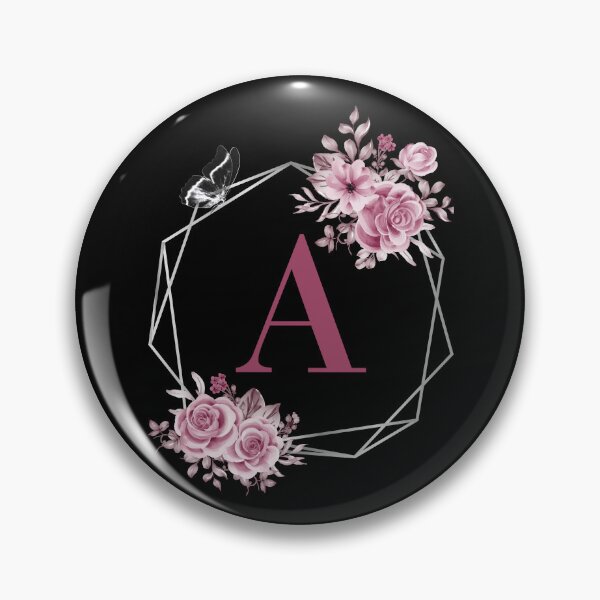 Item preview, Elegant A Letter Floral Monogram Design designed and sold by WomenLevelUp.
