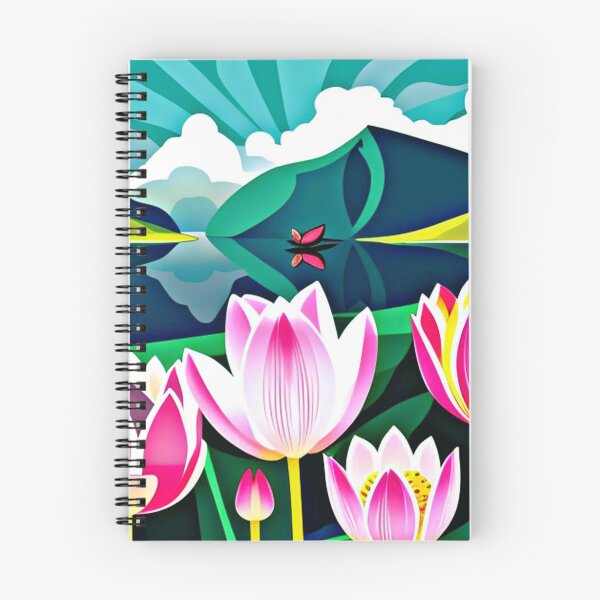 Item preview, Flower and mountains designed and sold by Flowerslaps.