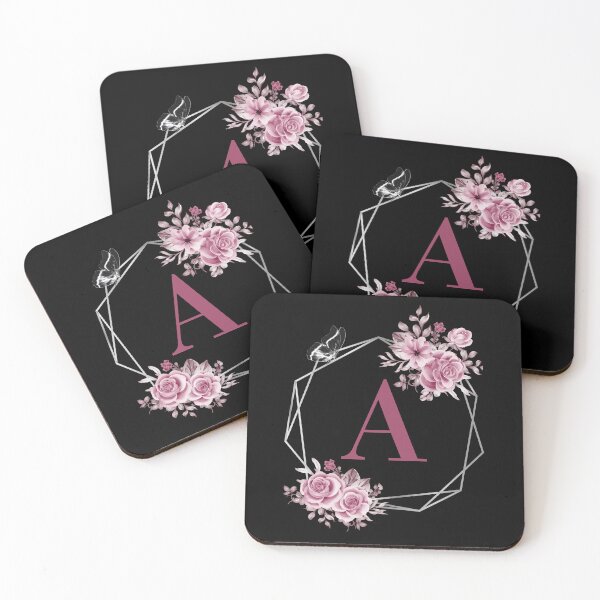Item preview, Elegant A Letter Floral Monogram Design designed and sold by WomenLevelUp.