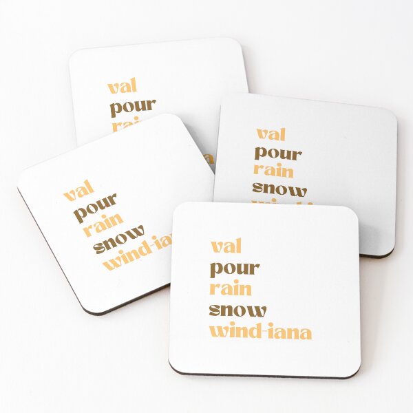 Item preview, Valparaiso Indiana (val pour rain snow wind-iana) designed and sold by katiegraves7.