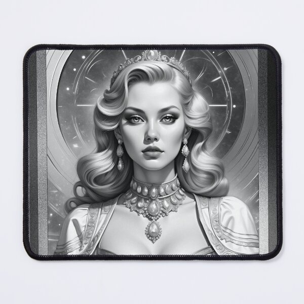 Item preview, Princess Alison Ovaelis Enchanting Portrait Illustraion AI Concept Art by Xzendor7 designed and sold by Xzendor7 Digital Art Creations.
