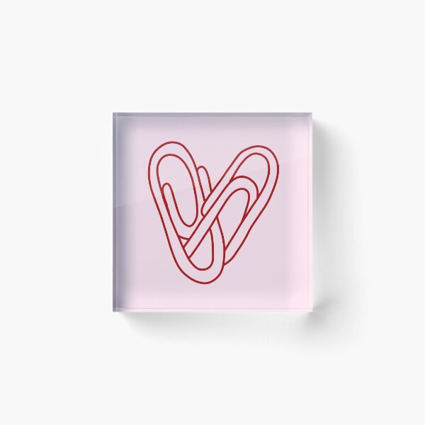 Item preview, paper clip heart designed and sold by katdraws415.