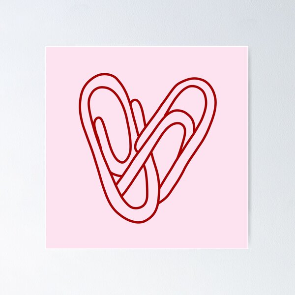 Item preview, paper clip heart designed and sold by katdraws415.