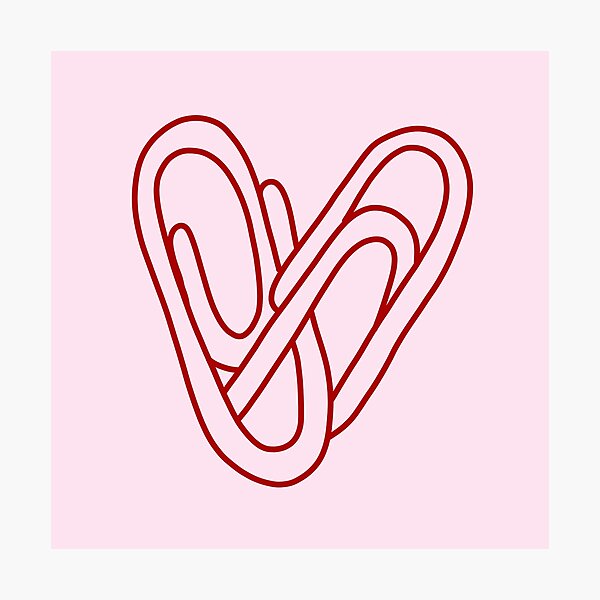 Item preview, paper clip heart designed and sold by katdraws415.
