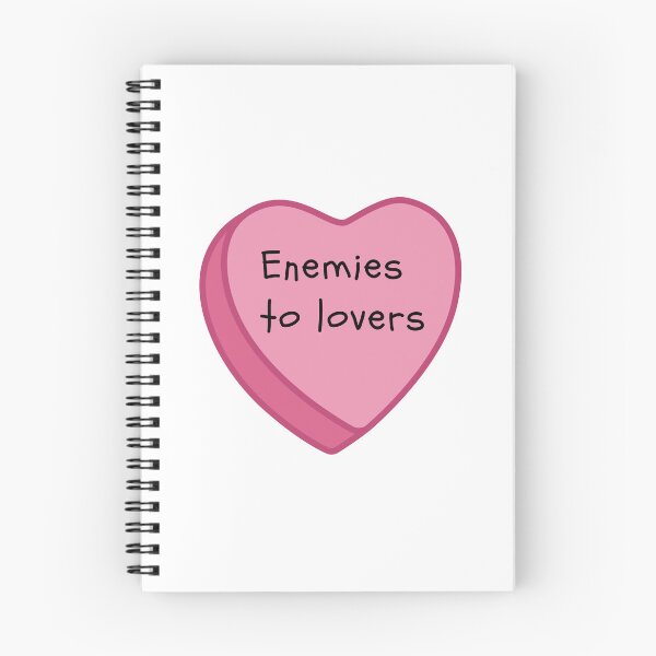 Item preview, Enemies to Lovers Pink Conversation Candy Heart designed and sold by NimuehArt.