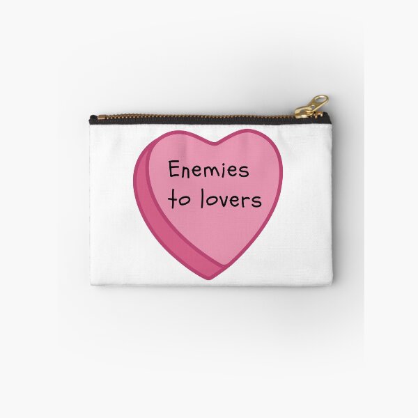 Item preview, Enemies to Lovers Pink Conversation Candy Heart designed and sold by NimuehArt.