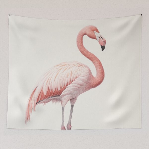Item preview, Vintage Style Flamingo designed and sold by whitecat23.