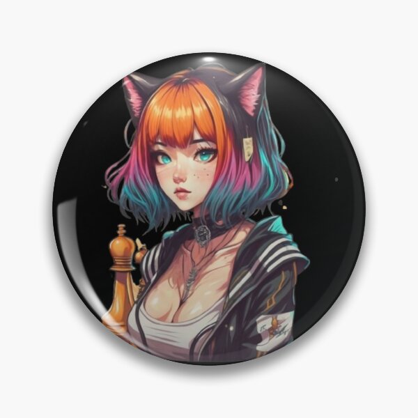 Item preview, cat girl cute designed and sold by WingedMeteor.