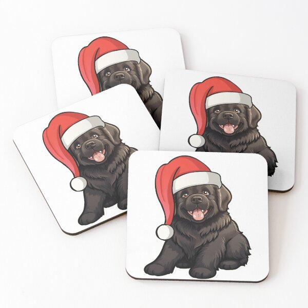 Item preview, Festive Newfoundland Euphoria - Cartoon Canine Joy designed and sold by PureGlee.