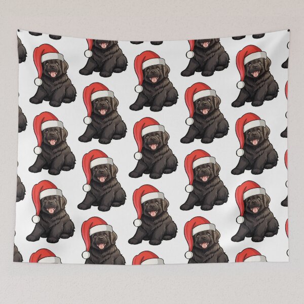 Item preview, Festive Newfoundland Euphoria - Cartoon Canine Joy designed and sold by PureGlee.
