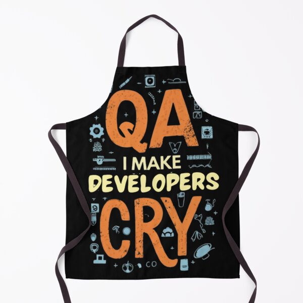 Item preview, QA i make developers cry designed and sold by effateON.
