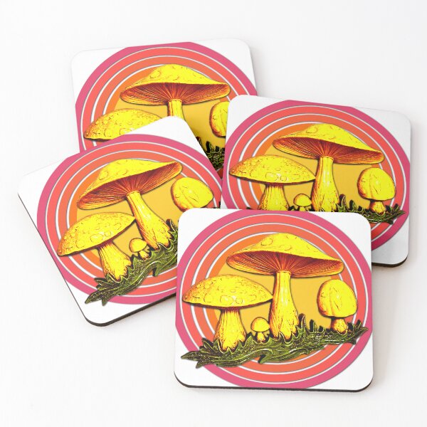 Item preview, Vintage Psychedelic Mushrooms,  Magic Mushrooms, Wild Mushrooms, Shrooms designed and sold by BubbaCommerce.
