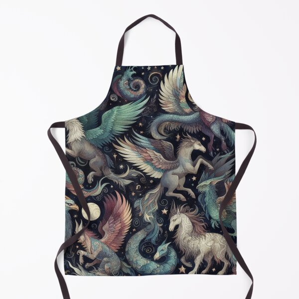Item preview, Mythical Creatures Pattern designed and sold by DoggoTankDesign.