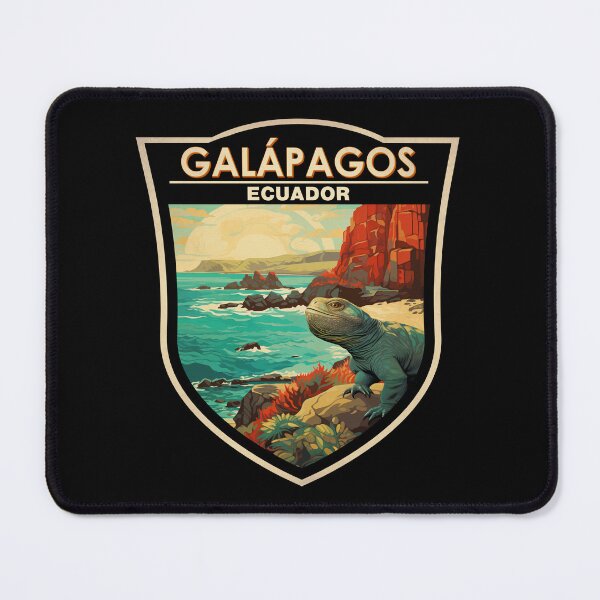 Item preview, Galapagos Islands Travel Art Badge designed and sold by KrisSidDesigns.