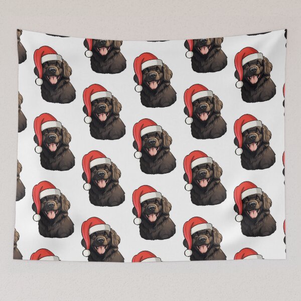 Item preview, Santa Paws Celebration - Cartoon Canine Festivity designed and sold by PureGlee.