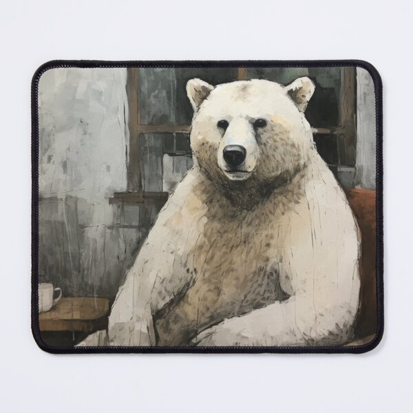 Item preview, Polar Bear Sat in Chair designed and sold by whitecat23.